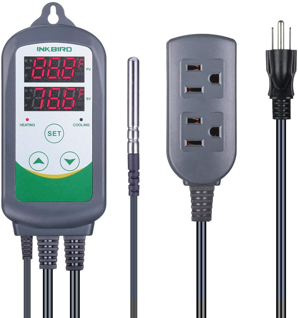 Inkbird Temperature Controller Thermostat ITC-308 Refrigerator Brewing Heating
