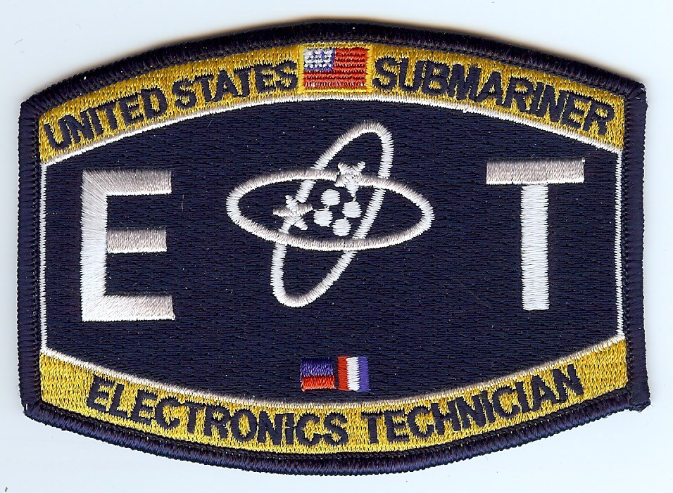 Submarine Rating Patch - (ET) Electronics Technician BC Patch Cat No. C6790