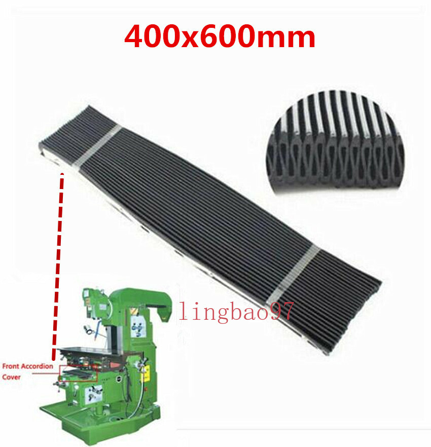 Milling Machine 400*600 Front Accordion Type Retractablel Dust Cover Bridgeport