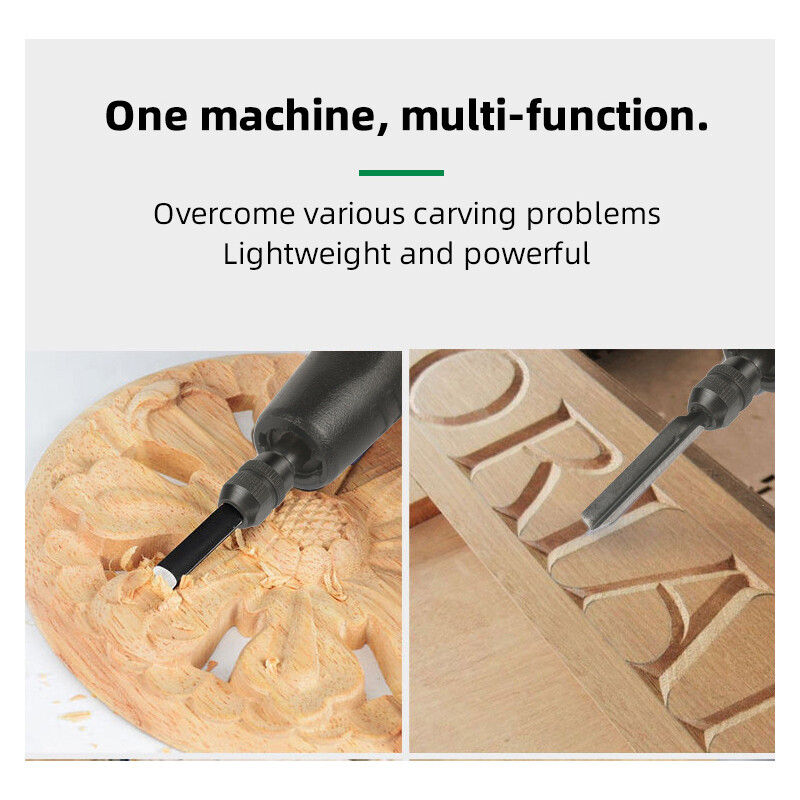 220V Electric Carpentry Root Carving Knife Sculpture Carpenter Chisel Tool