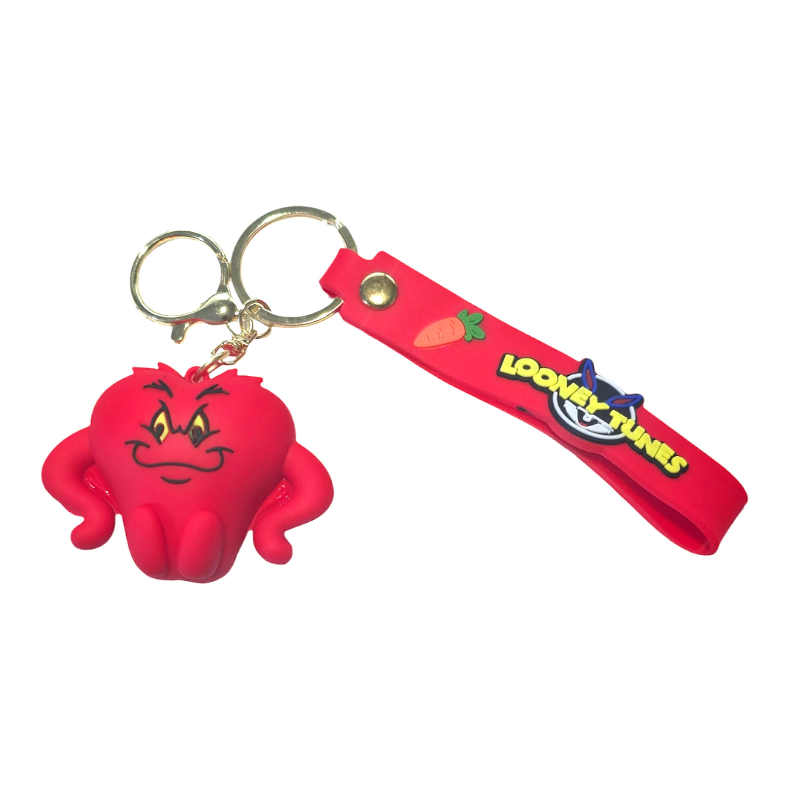 Looney Cartoon Tunes Gossamer Silicone Keychain Keyring Brand New Free Shipping
