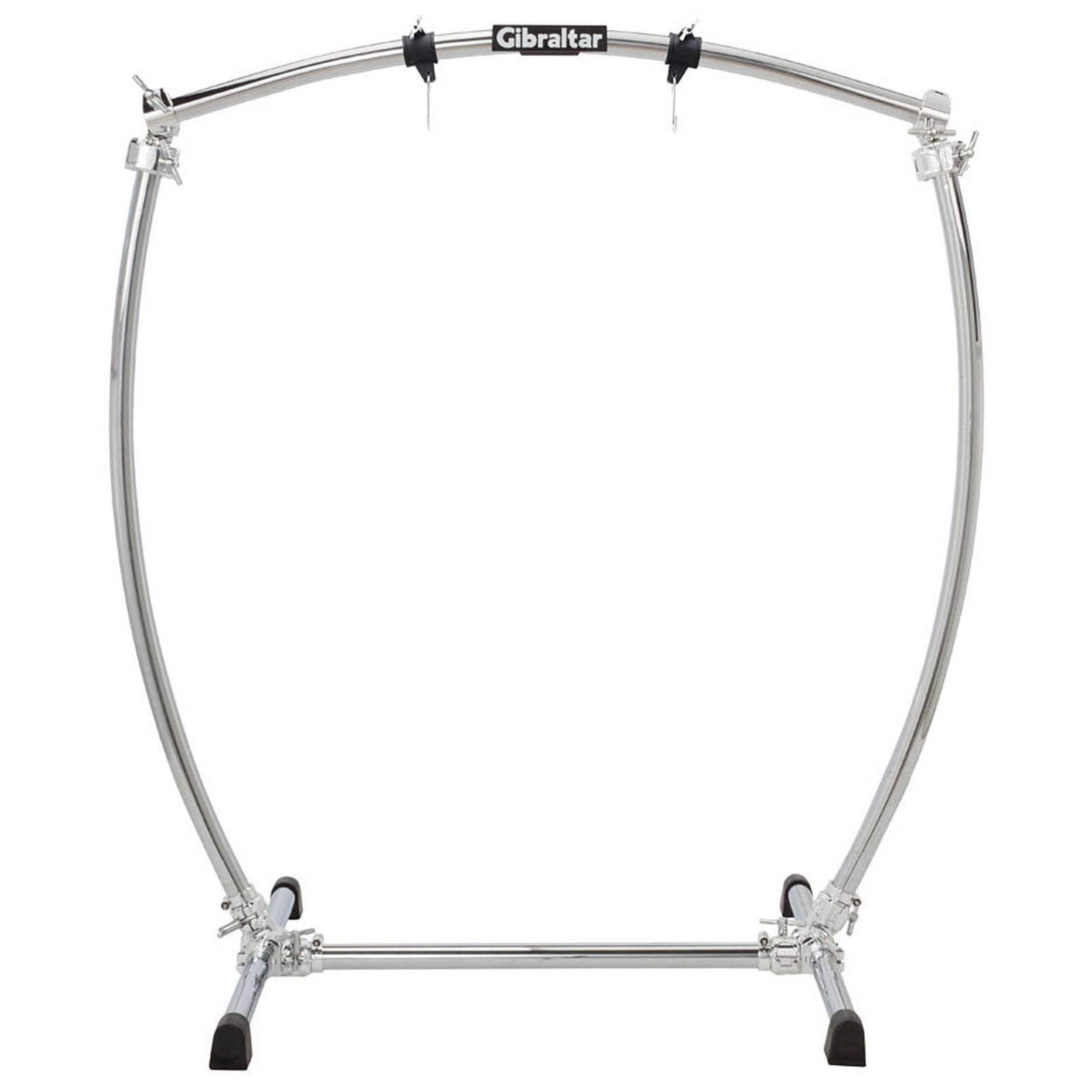Gibraltar Gong Rack Stand Large Curved Bar with Chrome Clamps