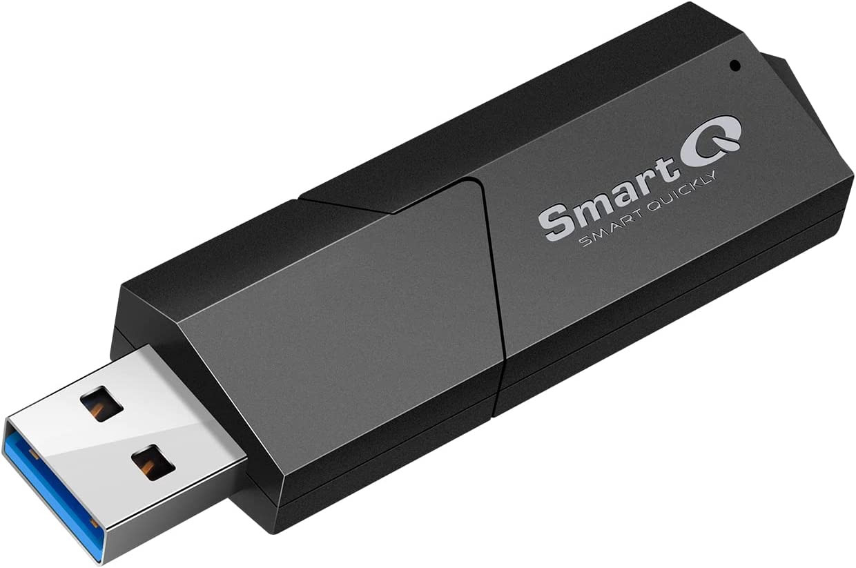 USB 3.0 Dual Slot SD Card Reader – Fast SD & Micro SD Memory Card Reader for Cam