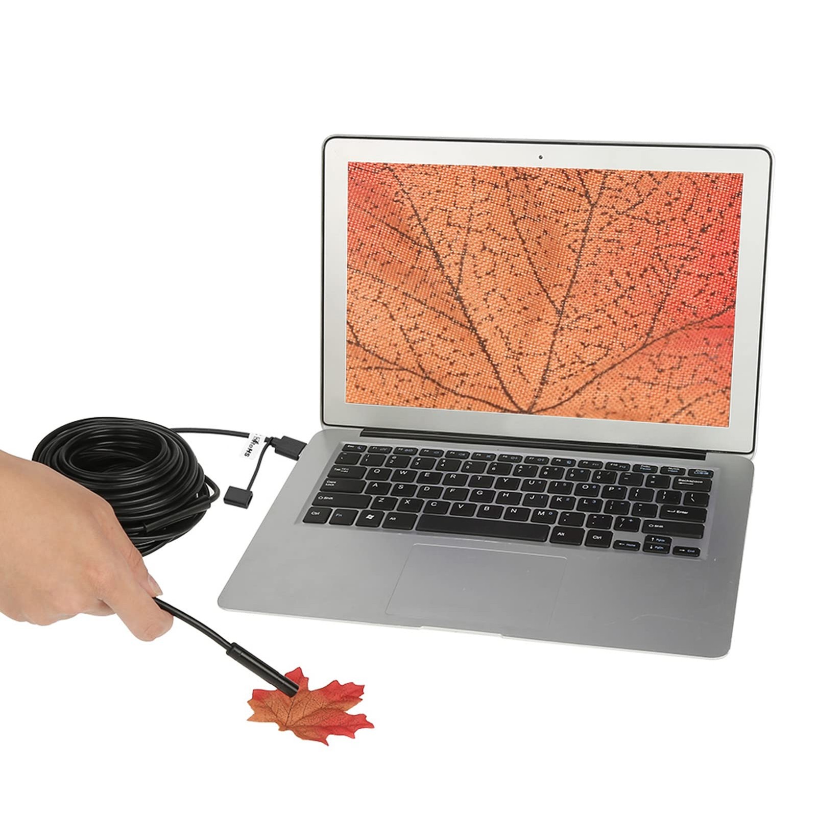 Black 15 Meter USB Endoscope Digital Inspection Snake Camera Borescope with 2...