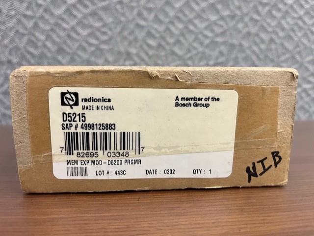 Radionics D5215 Memex Expansion Module for D5200 programmer; NOS. Brand New