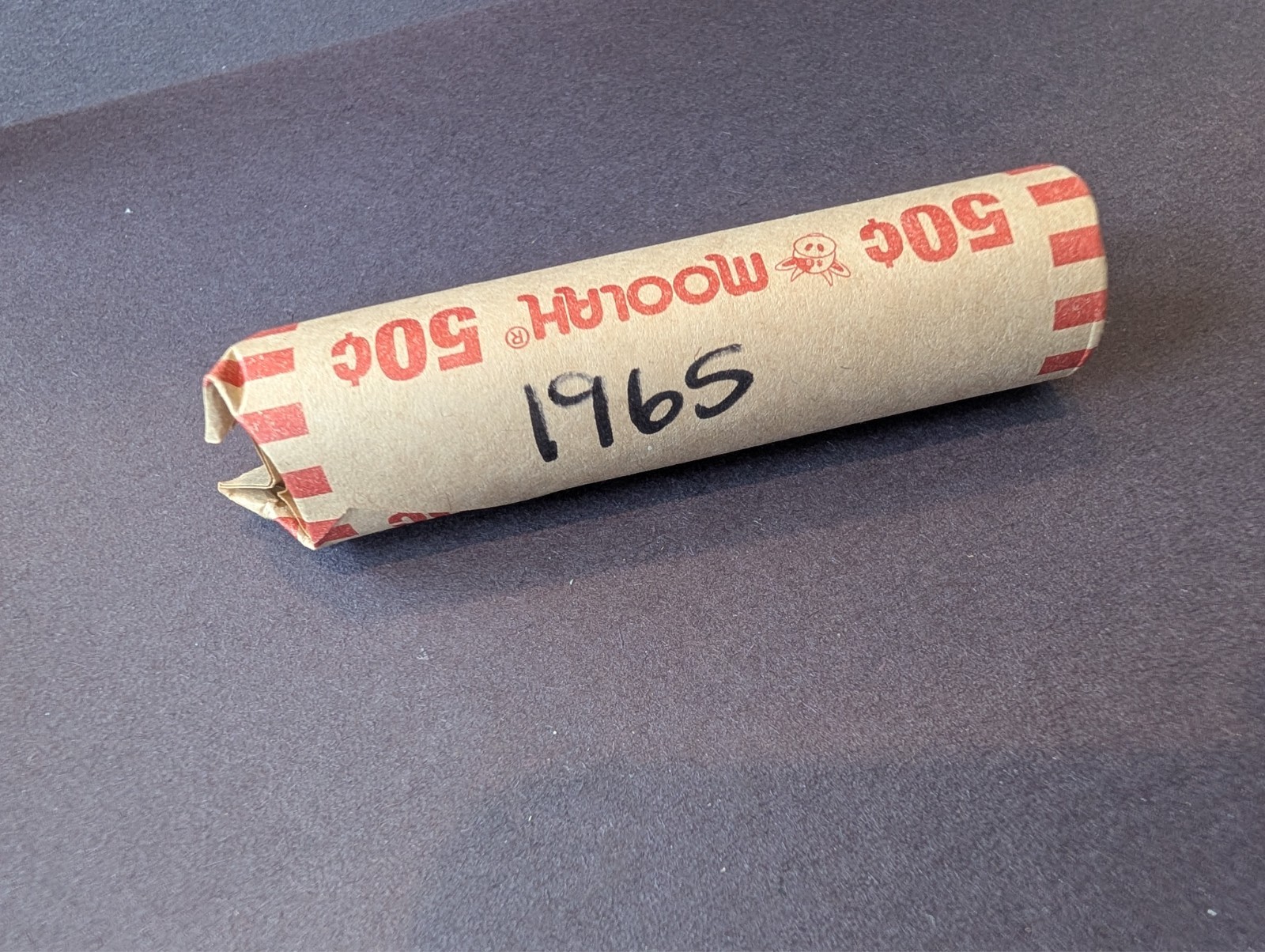 1965 Lincoln Memorial Copper Pennies - 50 Coin Roll - Pre-1982