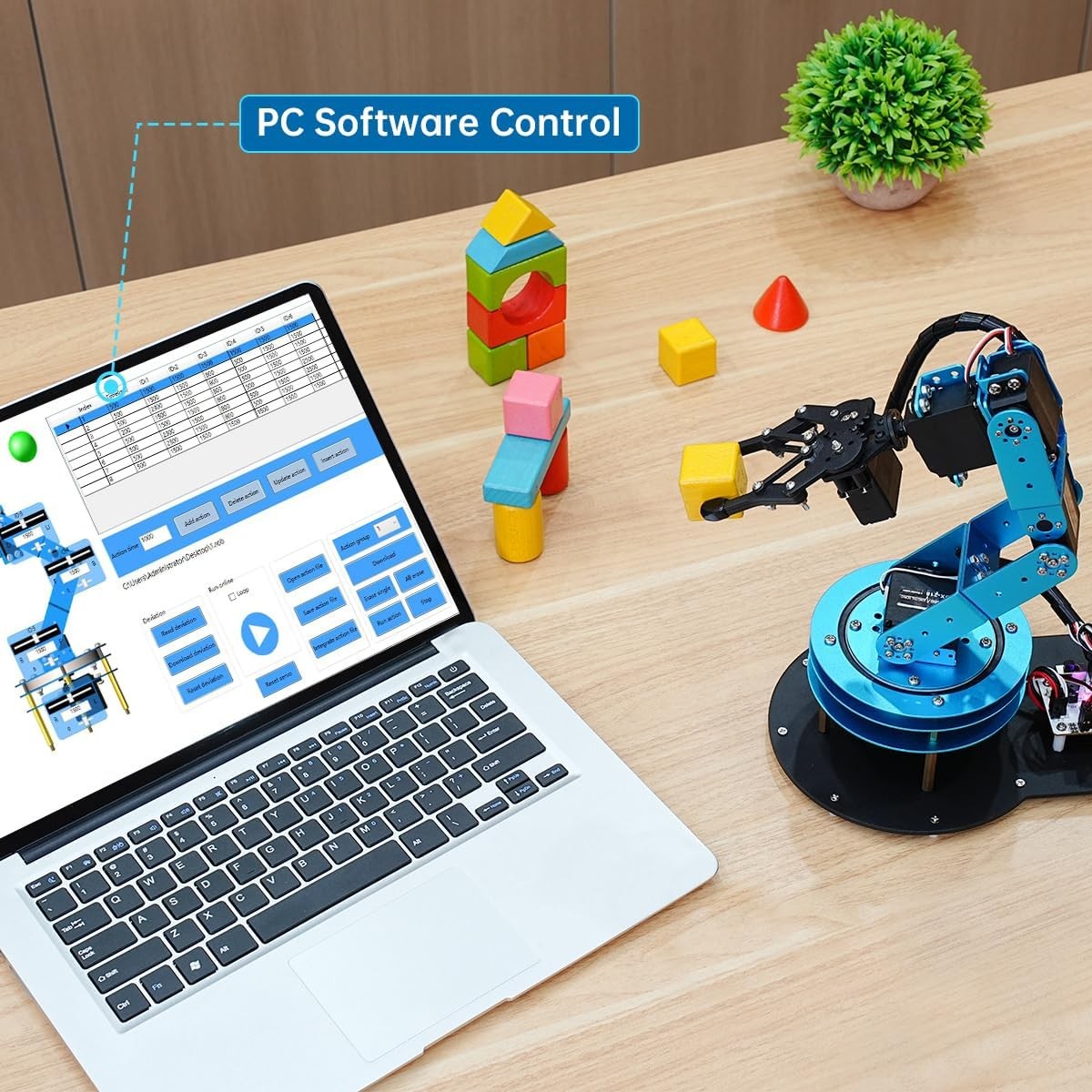 Programmable Robot Arm Kit 6DOF Mechanical Claw