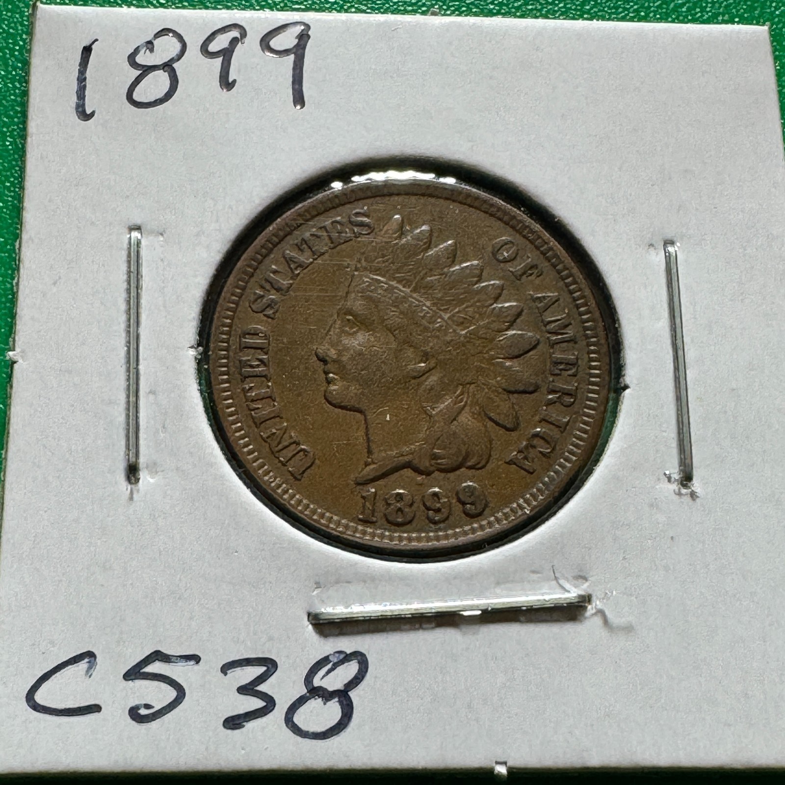 1899 US Indian Cent C538