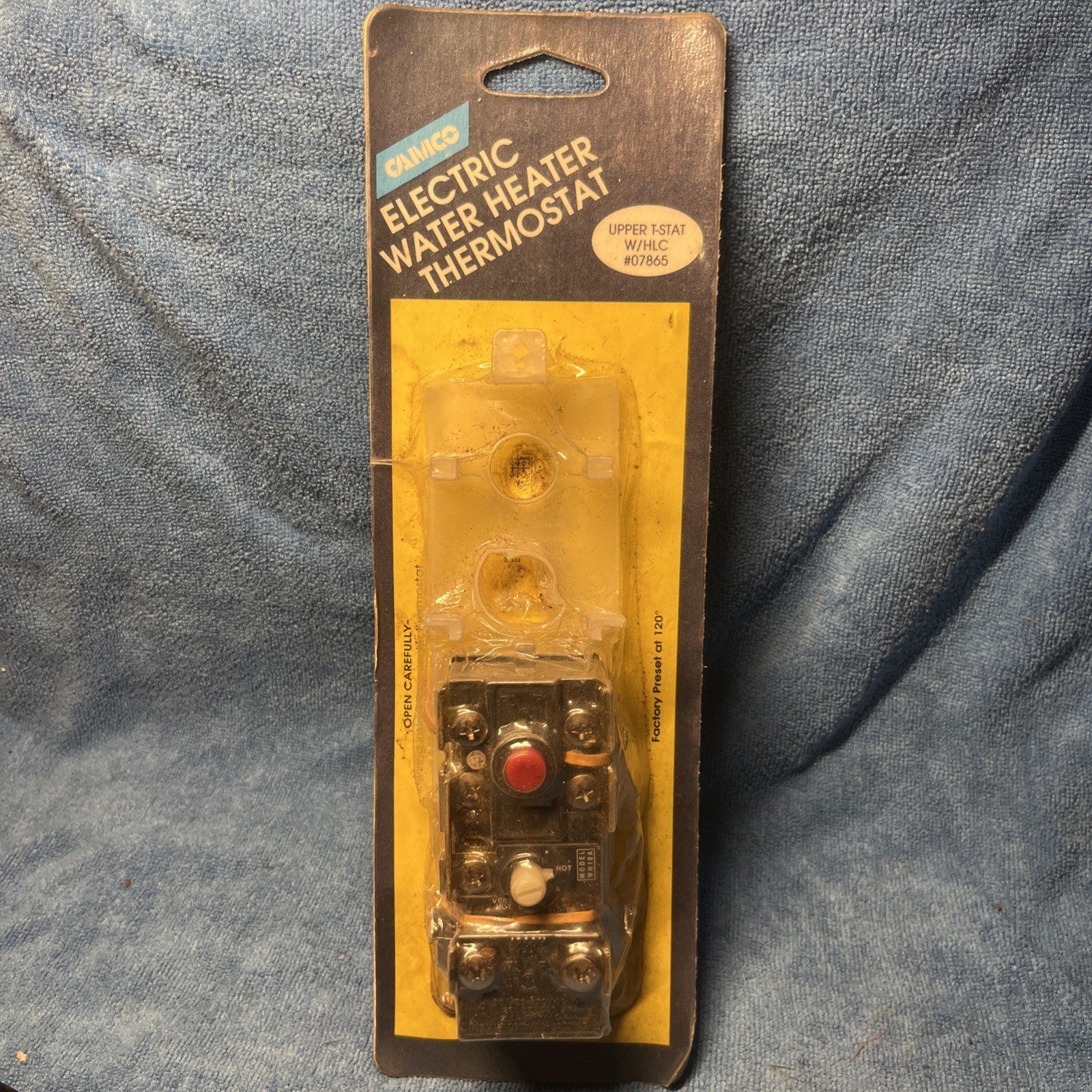 Vintage Camco USA 07865 Electric Water Heater Thermostat W/ HLC VINTAGE