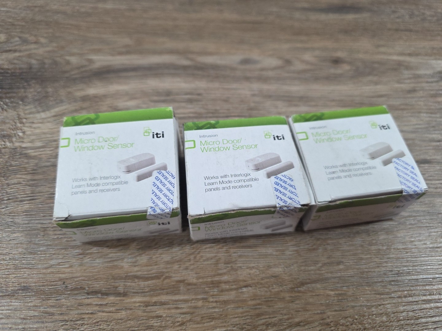 GE Interlogix TX-1012-01-1 Micro Wireless Sensor (lot Of 3)