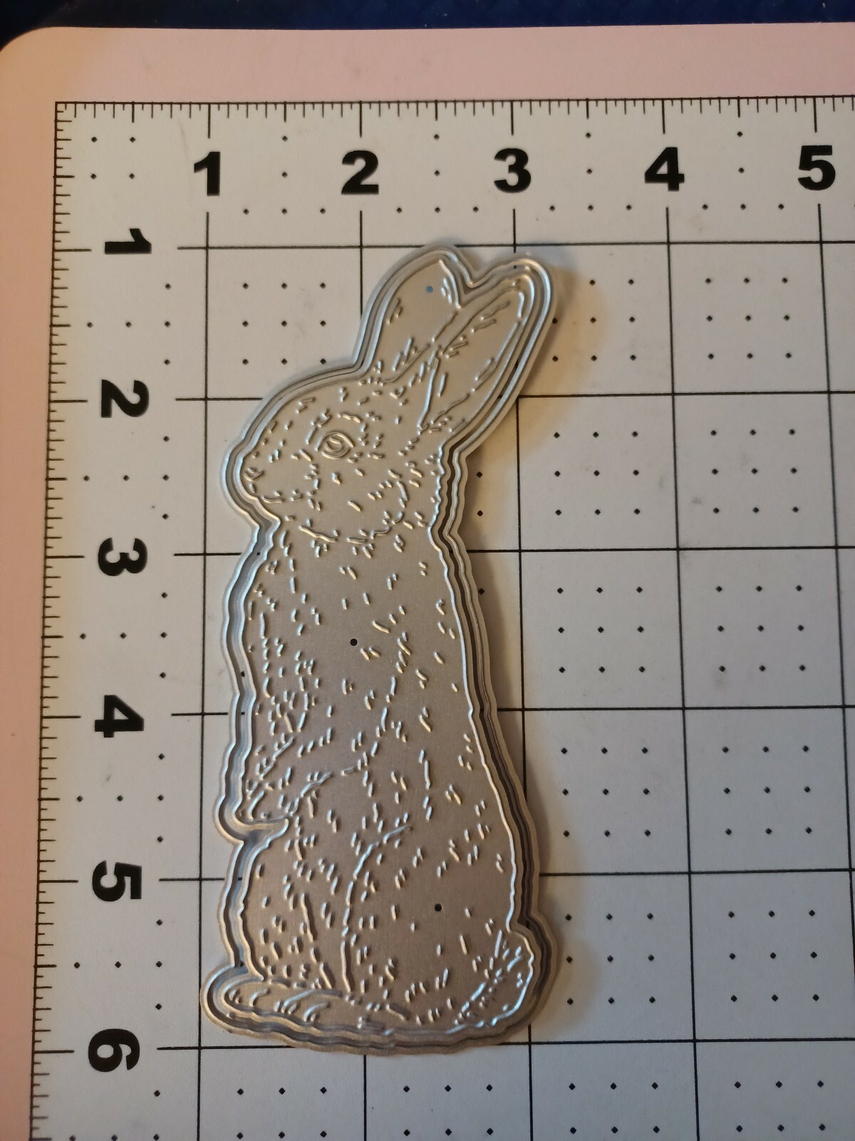 Universal Thin Metal Die Cut Tool Easter Bunny Egg Hunt ears nose chocolate mold