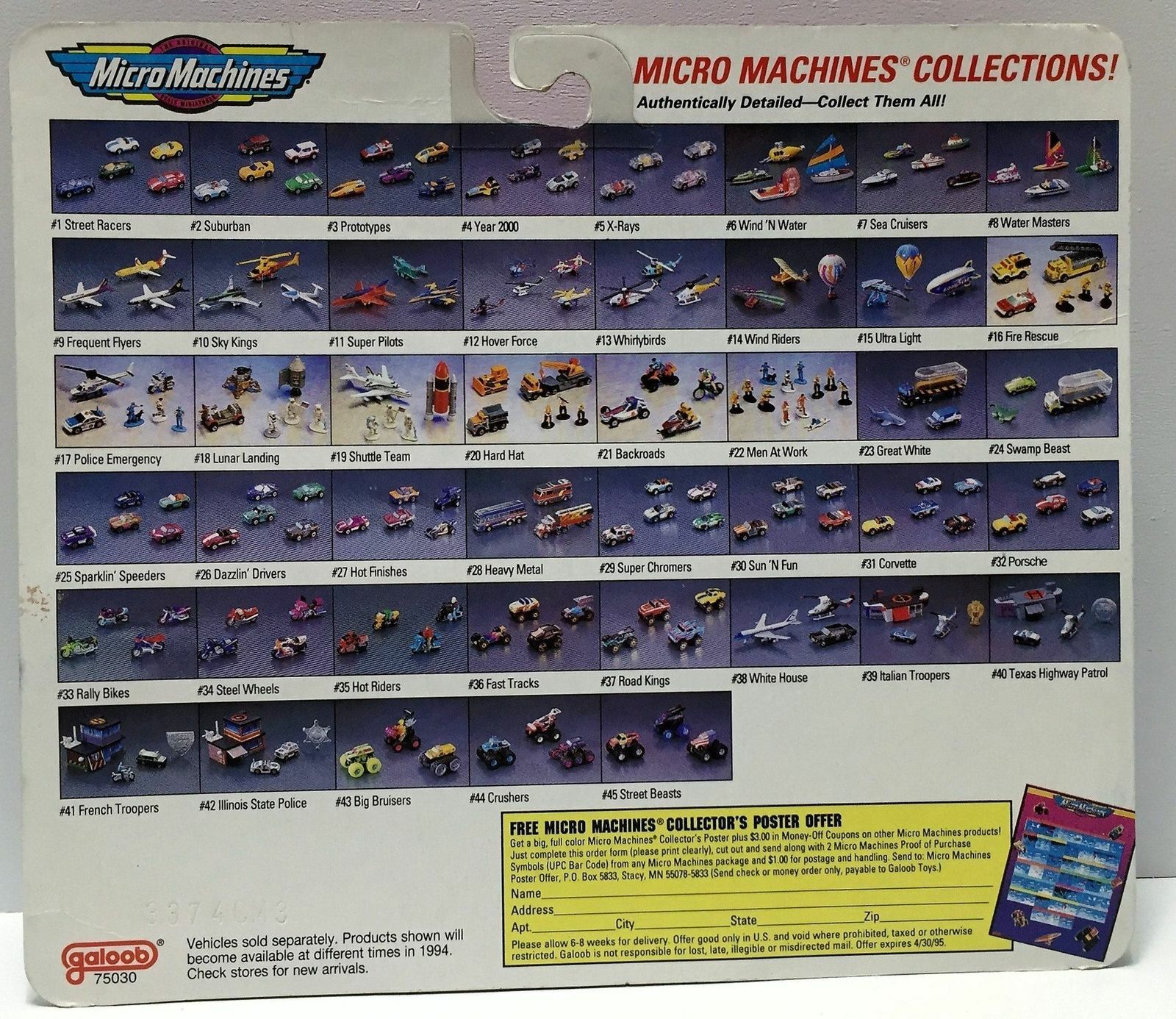 Limited Edition Micro Machines Outer Space Vehicles