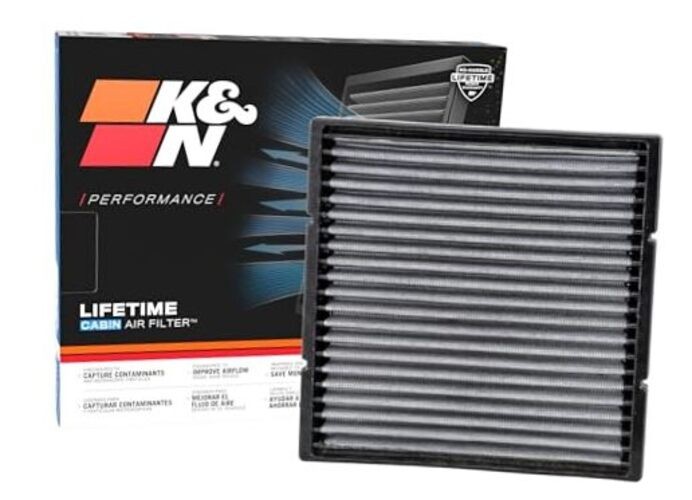 LIFETIME Cabin Air Filter: Premium, Washable, Clean Air for 8.3" x 8.4" x 0.6"