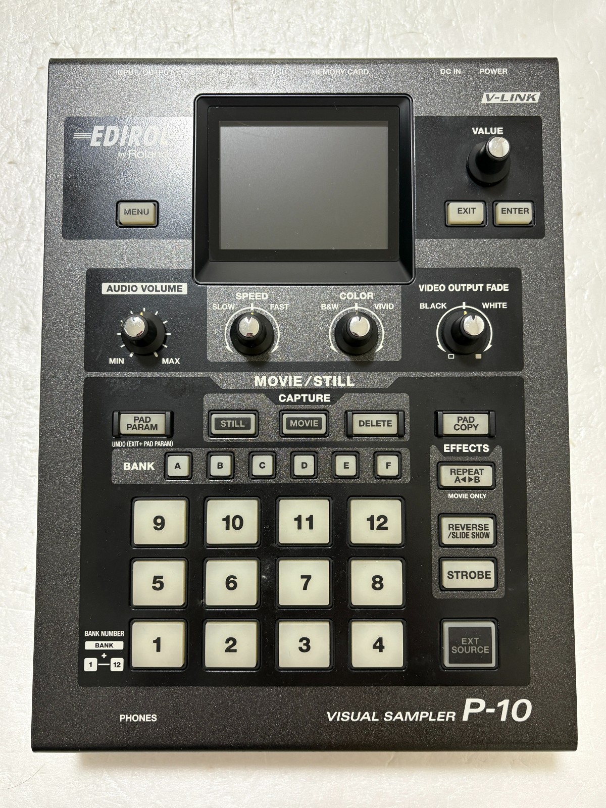 Roland Edirol P-10 Visual Sampler Video Presenter with Power Cable and SD Card