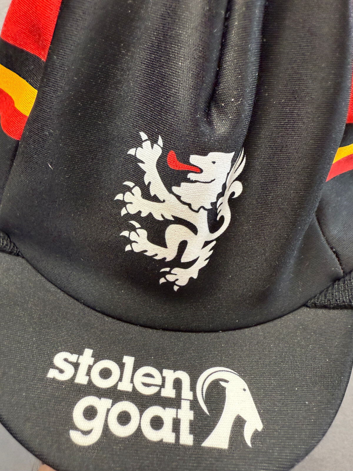 stolen goat black warm cycling hat cap
