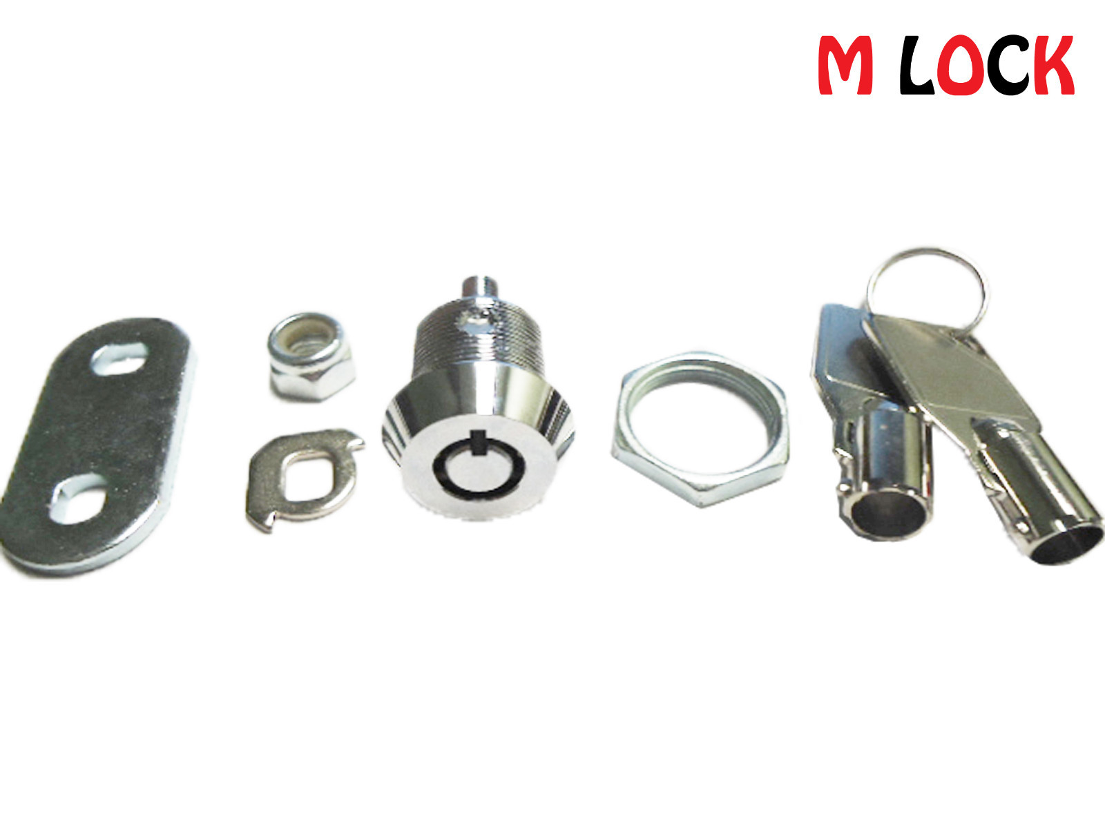 5/8" Tubular Cam Lock  replacement lock 1 key pull 90 degree turn 2400BS