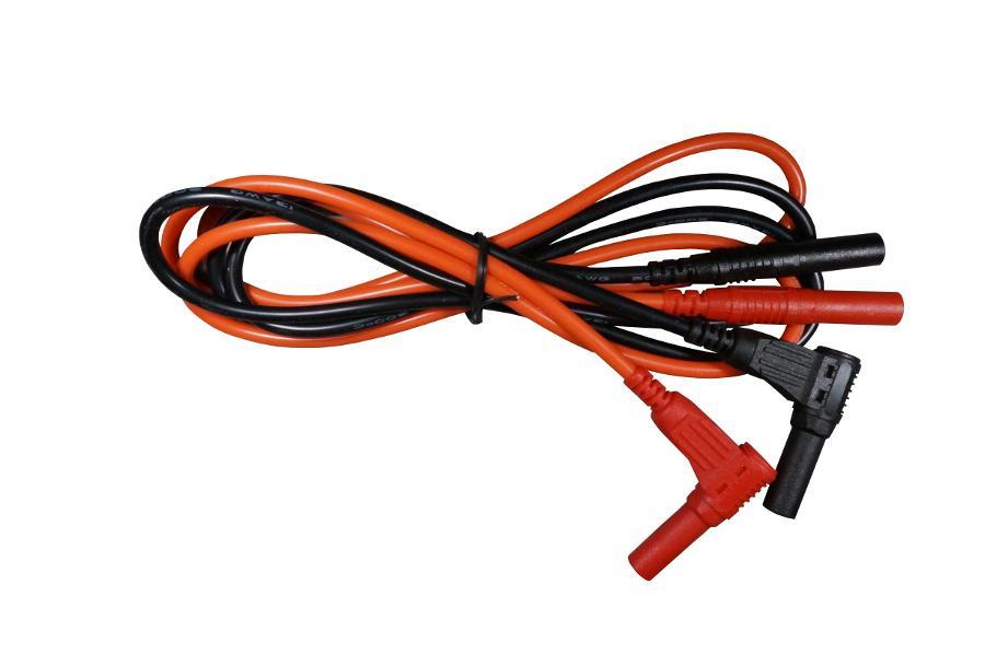 Test Lead Silicone [5 feet] Banana Plug Male-Male Straight-90 Deg (#991-002)