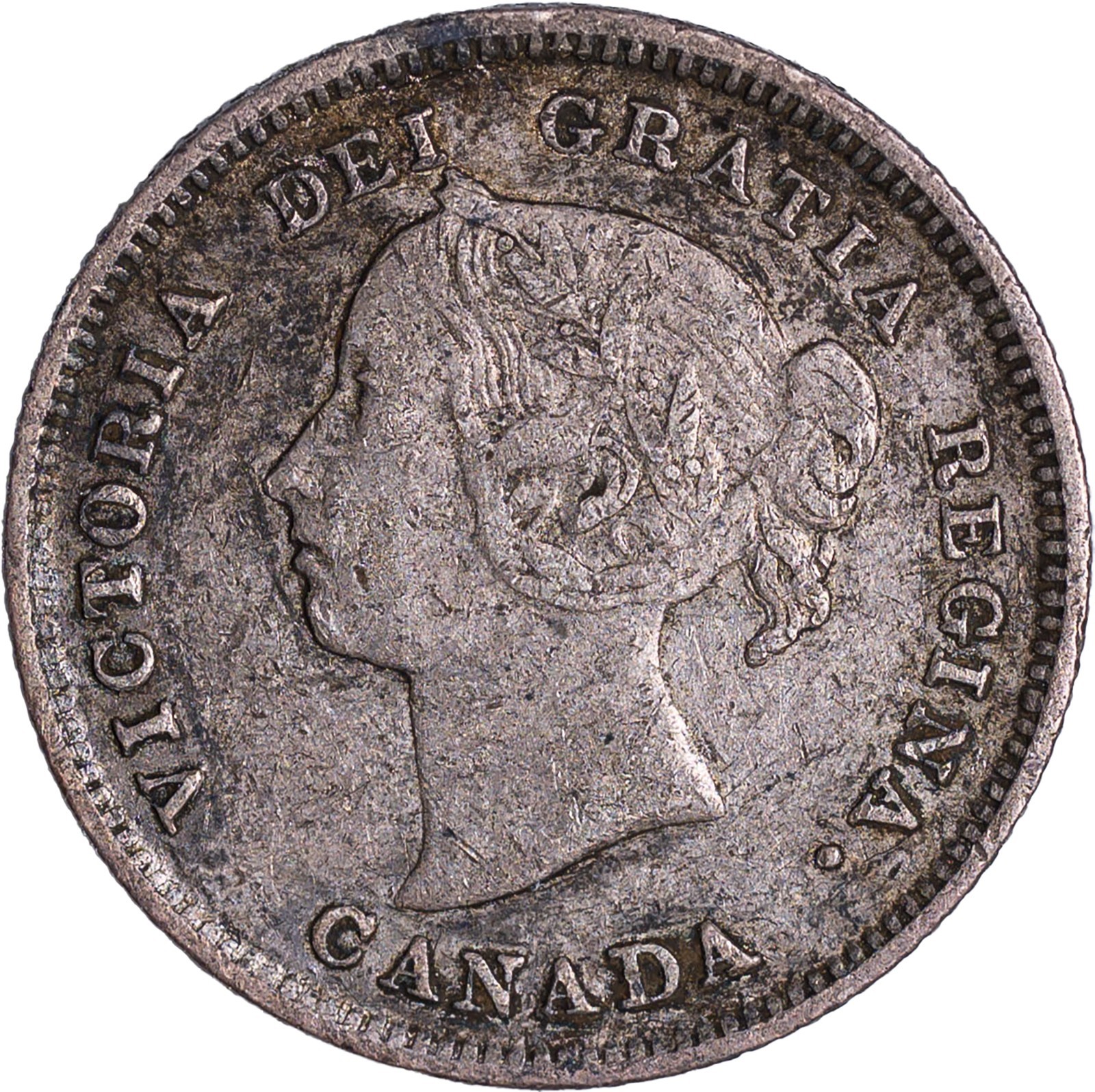1887 Canadian Nickel - Very Fine Condition