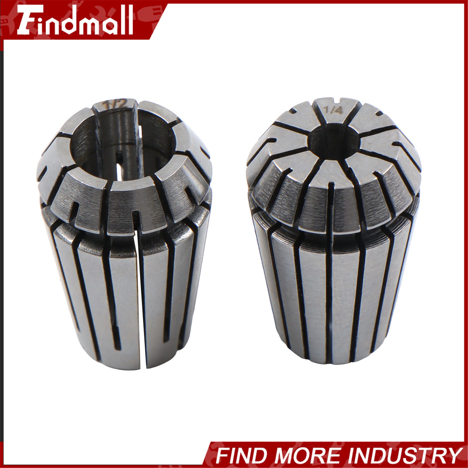 Findmall ER20 Collet Extension Chuck 1/2" Shank Router Bit Adapter Milling Tool
