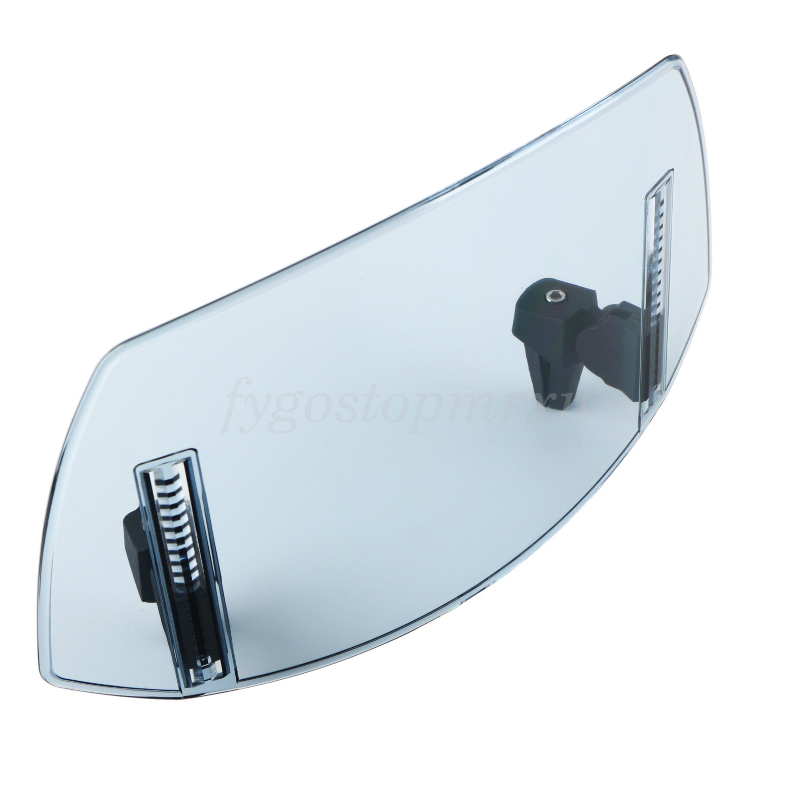 Adjustable Clip-On Windshield Extension Spoiler Windscreen Deflector Motorcycle