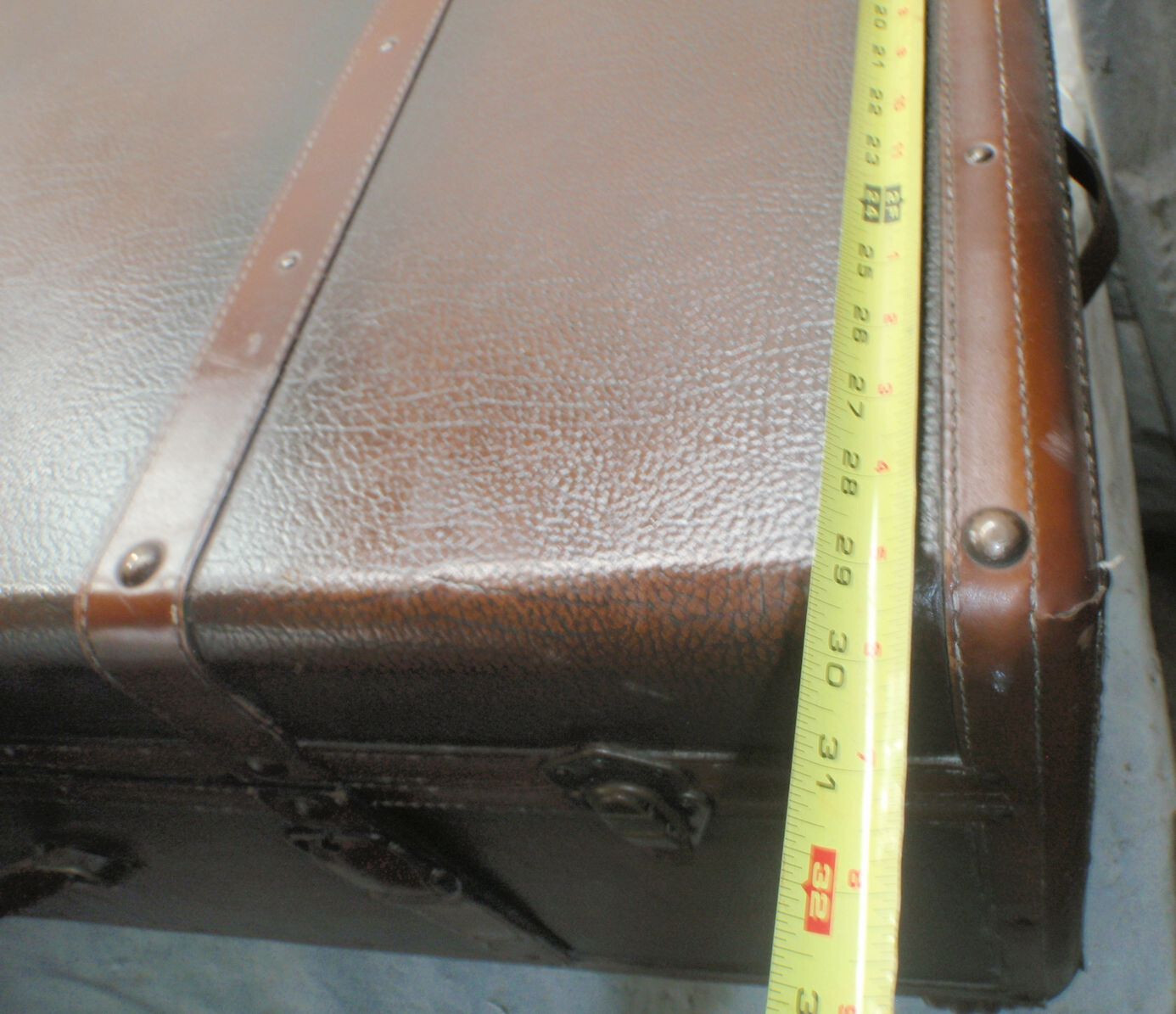 Footstool or Table That Looks Like A Trunk That Has A Drawer In It