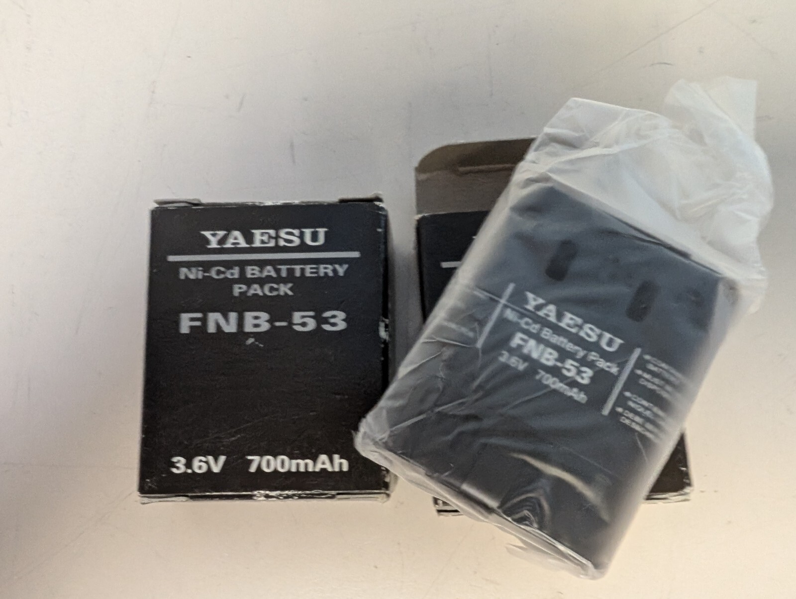YAESU FNB-53 NEW NI-CAD BATTERY PACK (2)