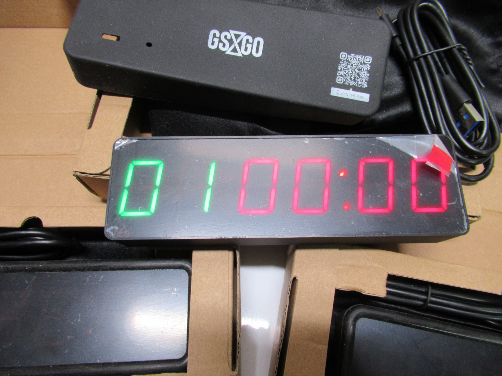 3 Portable Gym Timer Clock Magnetic Workout Interval Timer Battery Stopwatch 6"