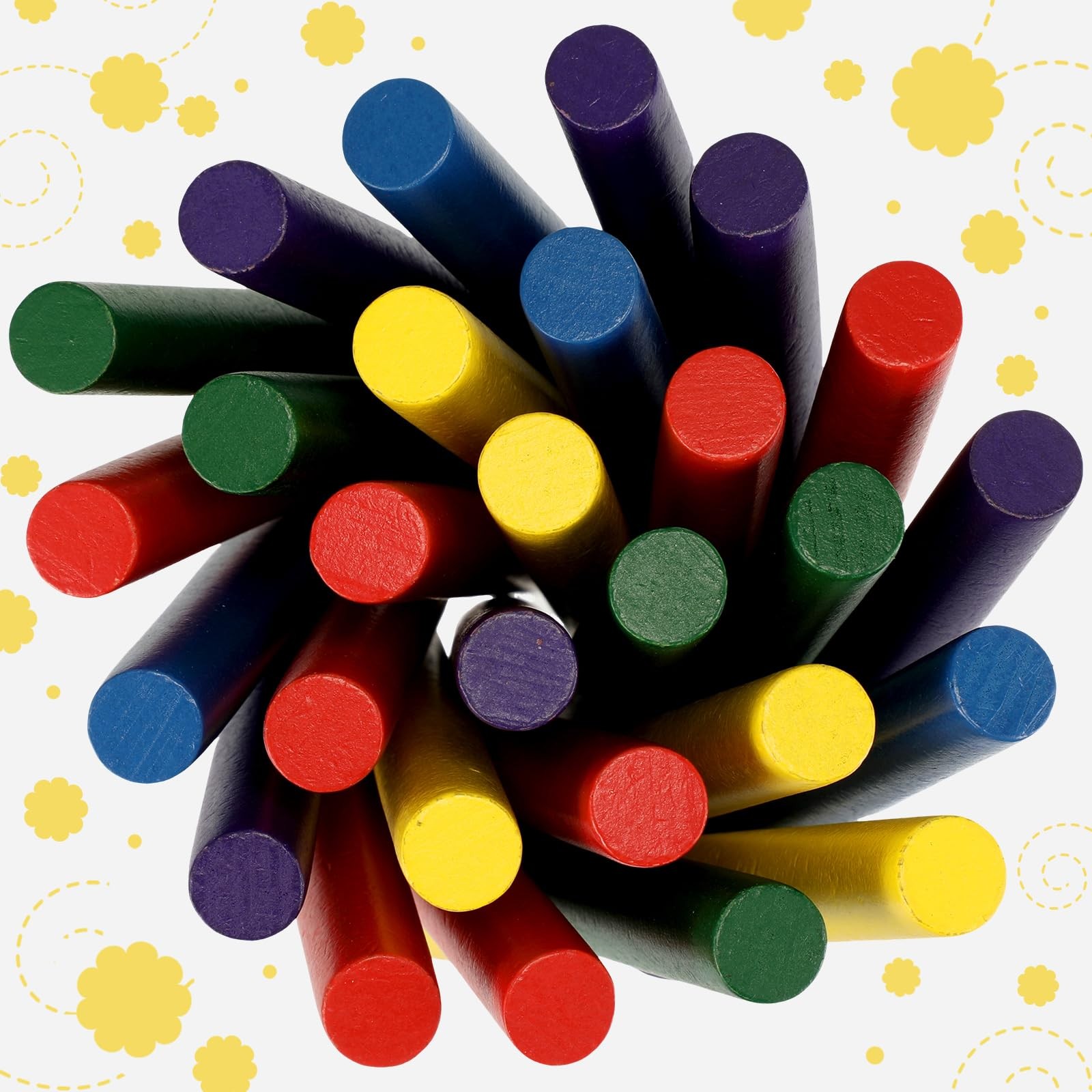 50 Pcs Rhythm Sticks for Kids Classroom Activities, 5 Colors 8 Inch Set of Mu...