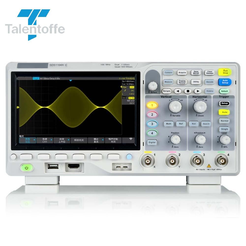 For Siglent SDS1000X-C Series 100/200MHz Digital Phosphor Oscilloscope