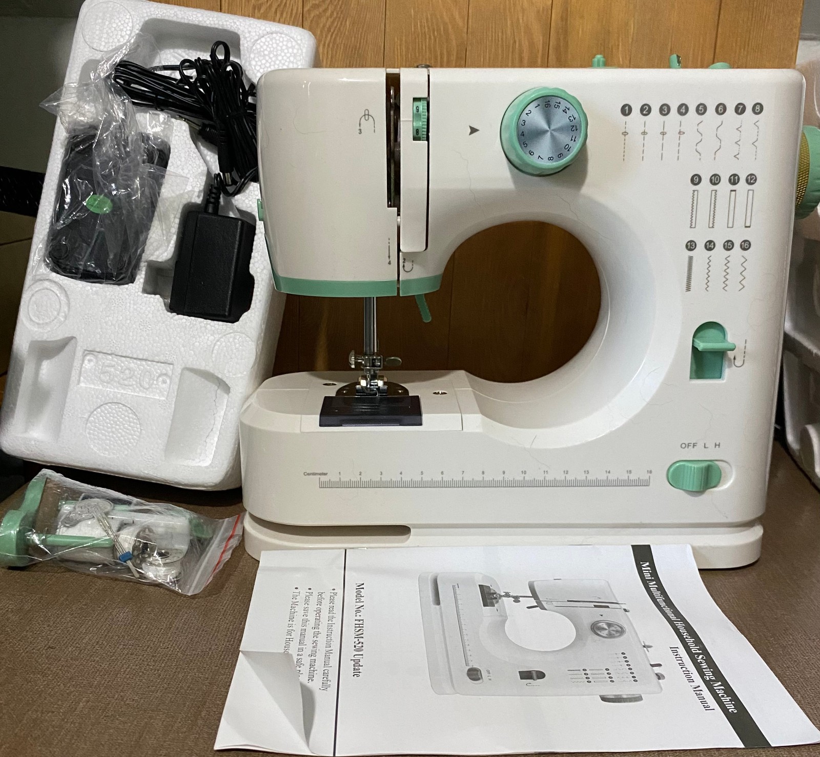 Mini Sewing Machine, Model FHSM 520 Upgraded