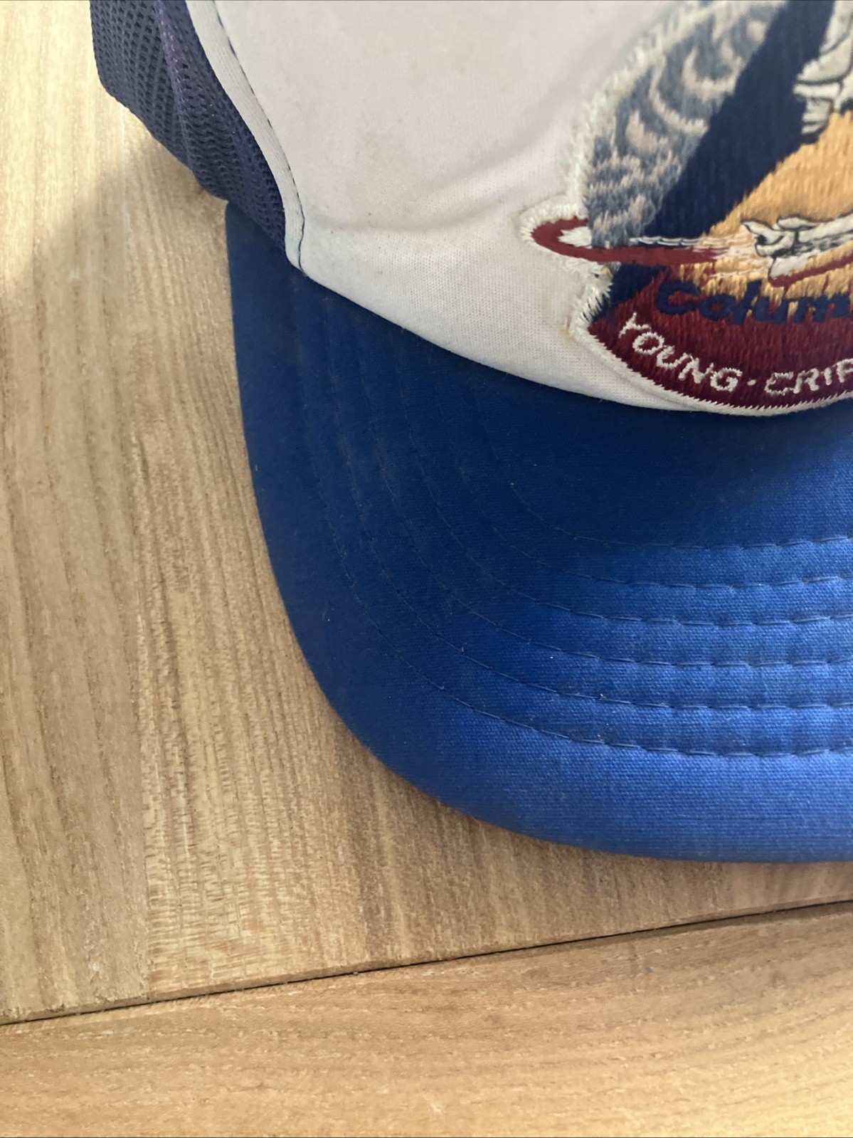 VINTAGE SPACE SHUTTLE COLUMBIA YOUNG CRIPPEN MESH HAT SnapBack