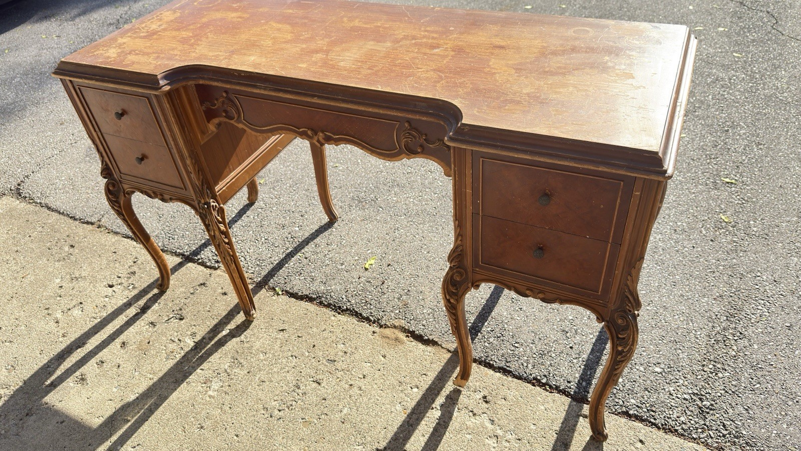 Antique vanity