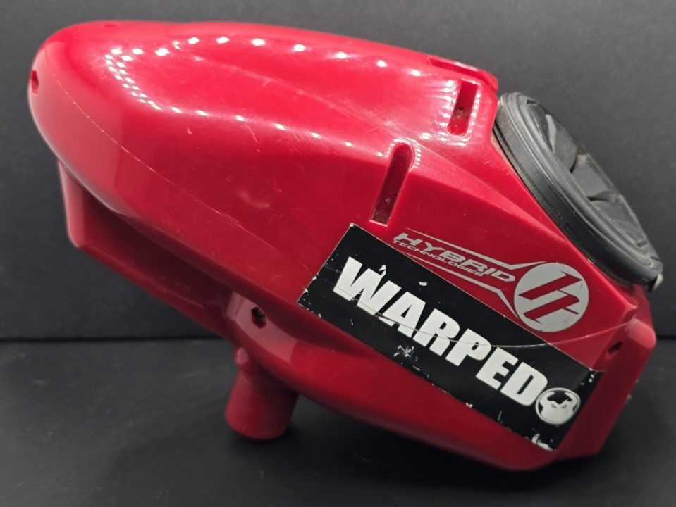 Hybrid HALO B Red Paintball Loader-Complete and Functioning
