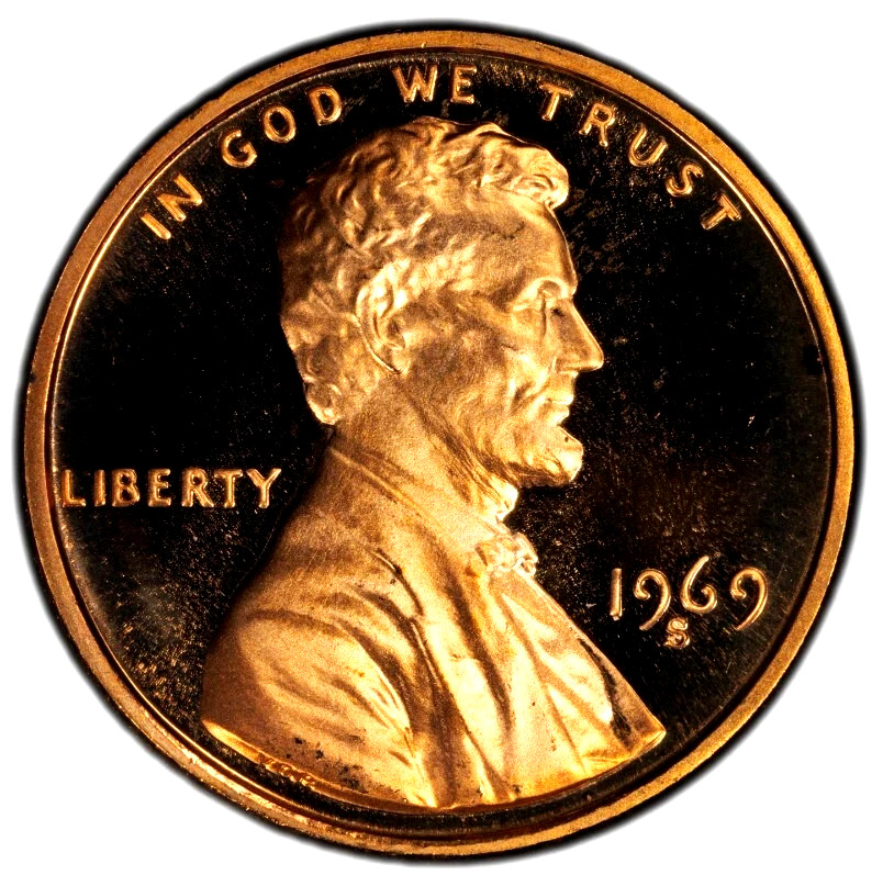 1969-S Lincoln Cent Proof DCAM