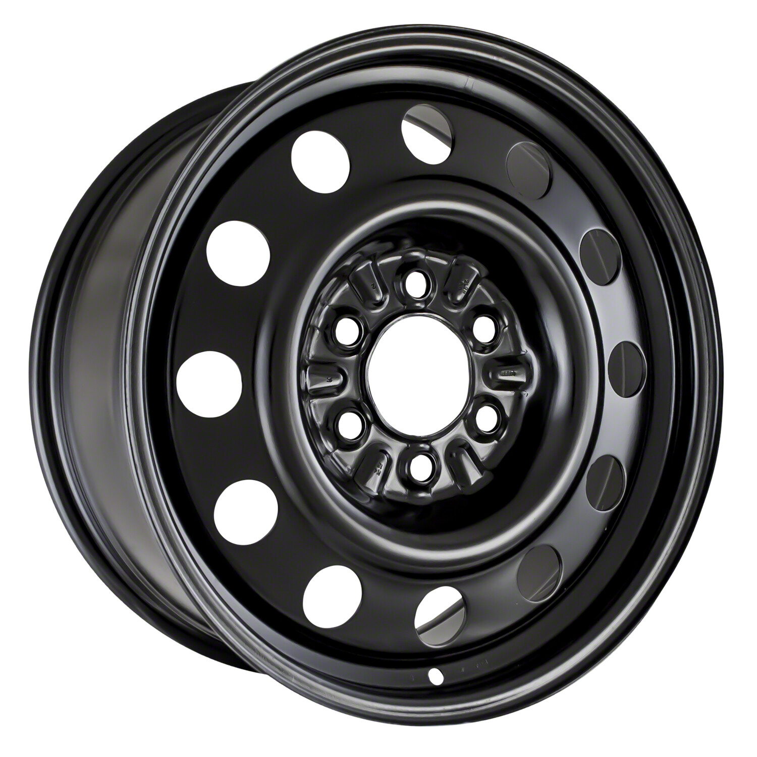 03526 Refinished Ford F150 Truck 2004-2020 18 inch Black Spare Steel Wheel Rim