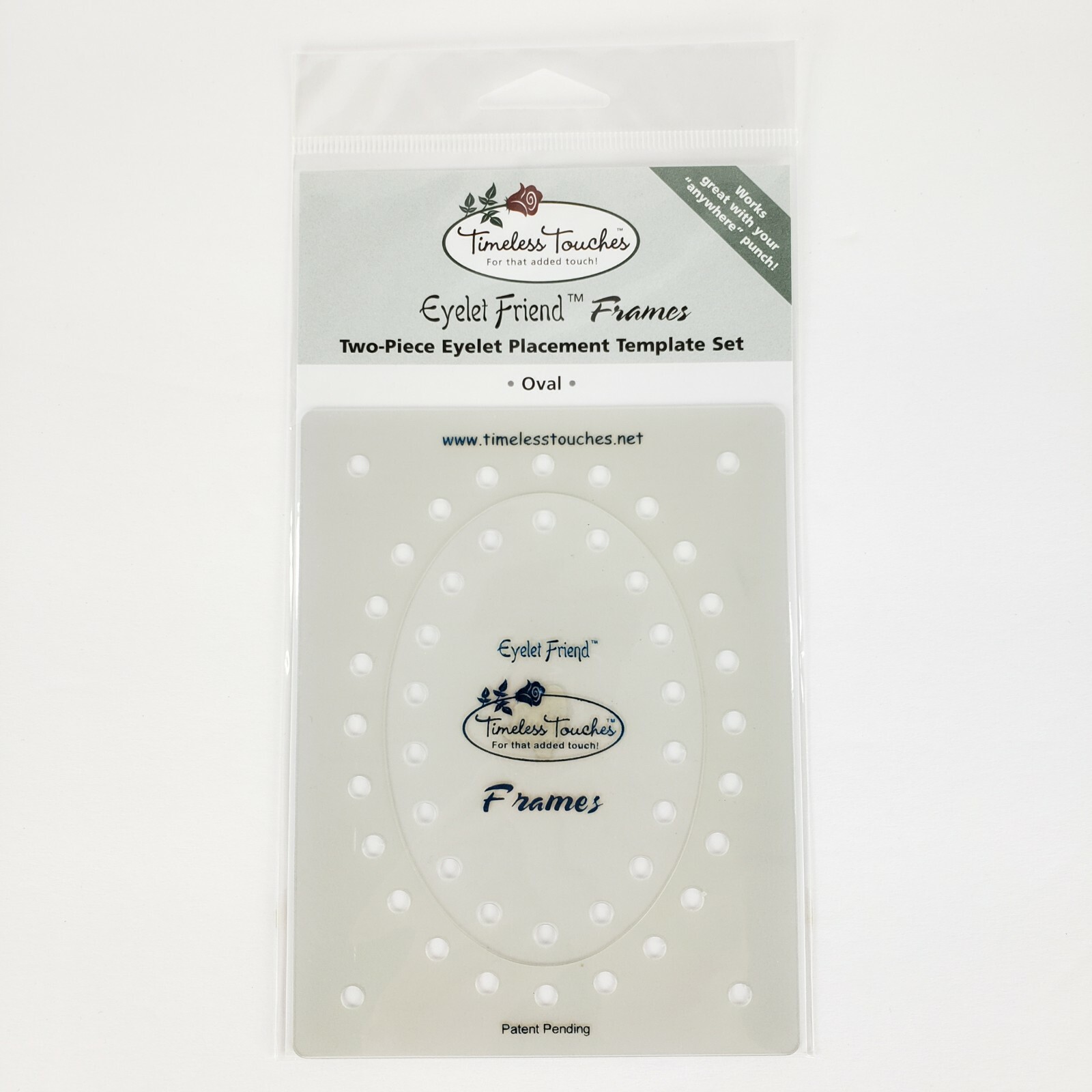 Eyelet Friend Frames Oval Template Timeless Touches Paper Art Cards Scrapbook