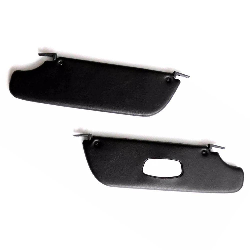 Sunvisor Black with mirror Sun Visors kit for Alfa Romeo Spider 1967-95 LHD