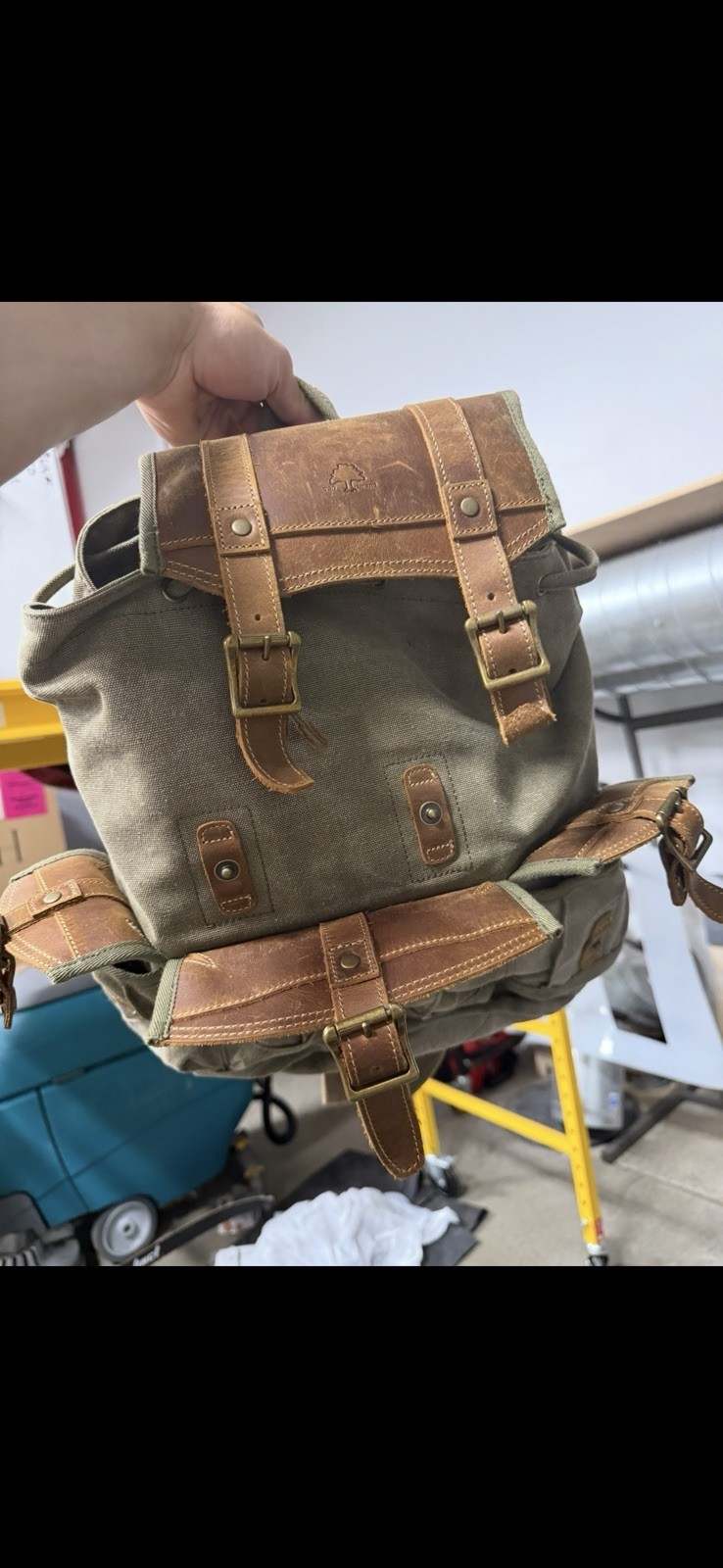 Green Travel Backpack Airline Approved Carry-On Bag