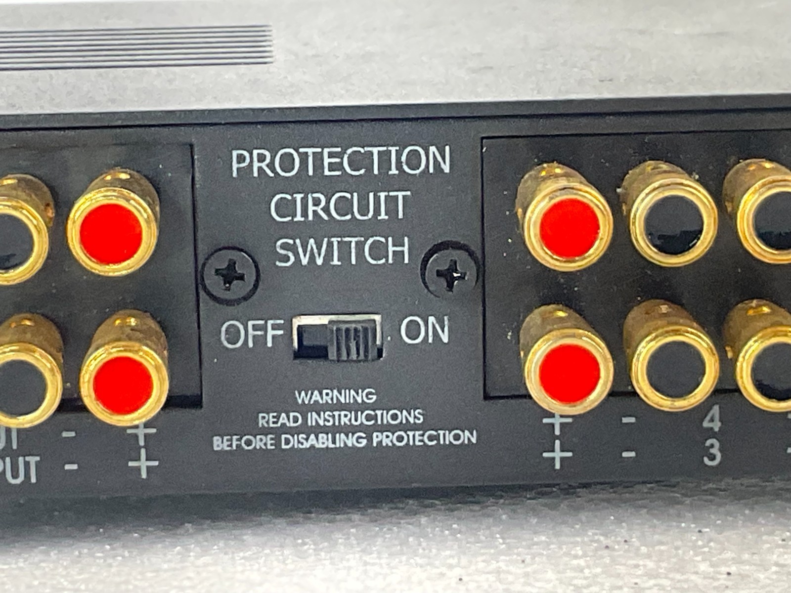 HTD SS41 4-Zone Speaker Selector Switch Audio Gold Binding Posts