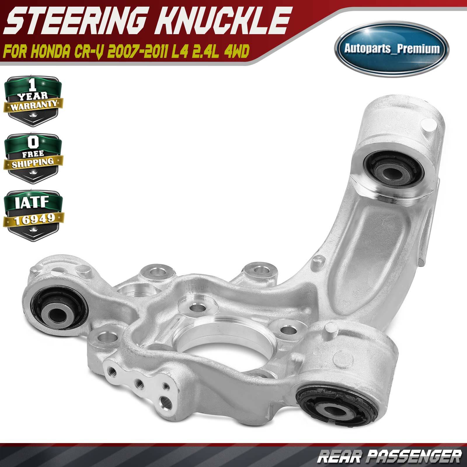 Rear Right Passenger Steering Knuckle for Honda CR-V 2007 2008-2011 L4 2.4L 4WD