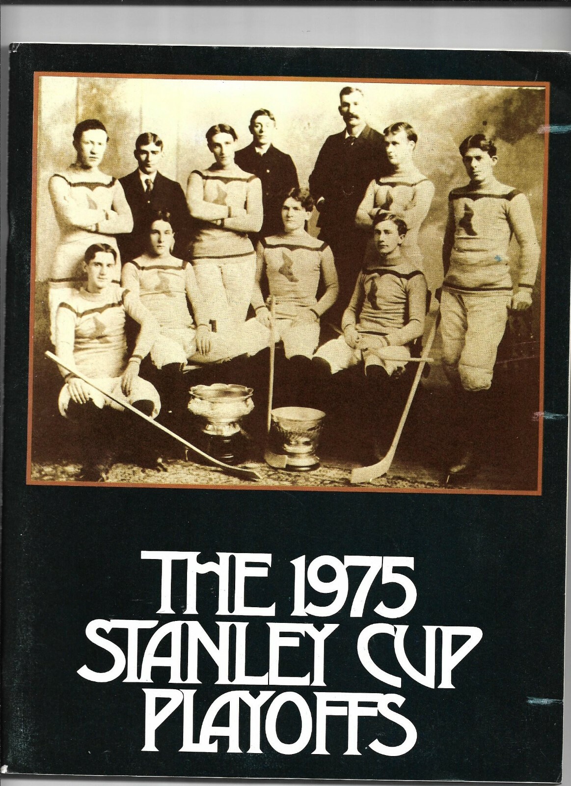1975 Penguins vs Islanders Stanley Cup Playoff Goal Program----Very Good