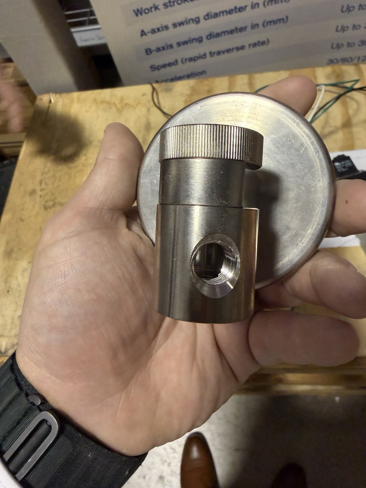90029L Large Magnetic Swivel Base Nex Stainless Steel