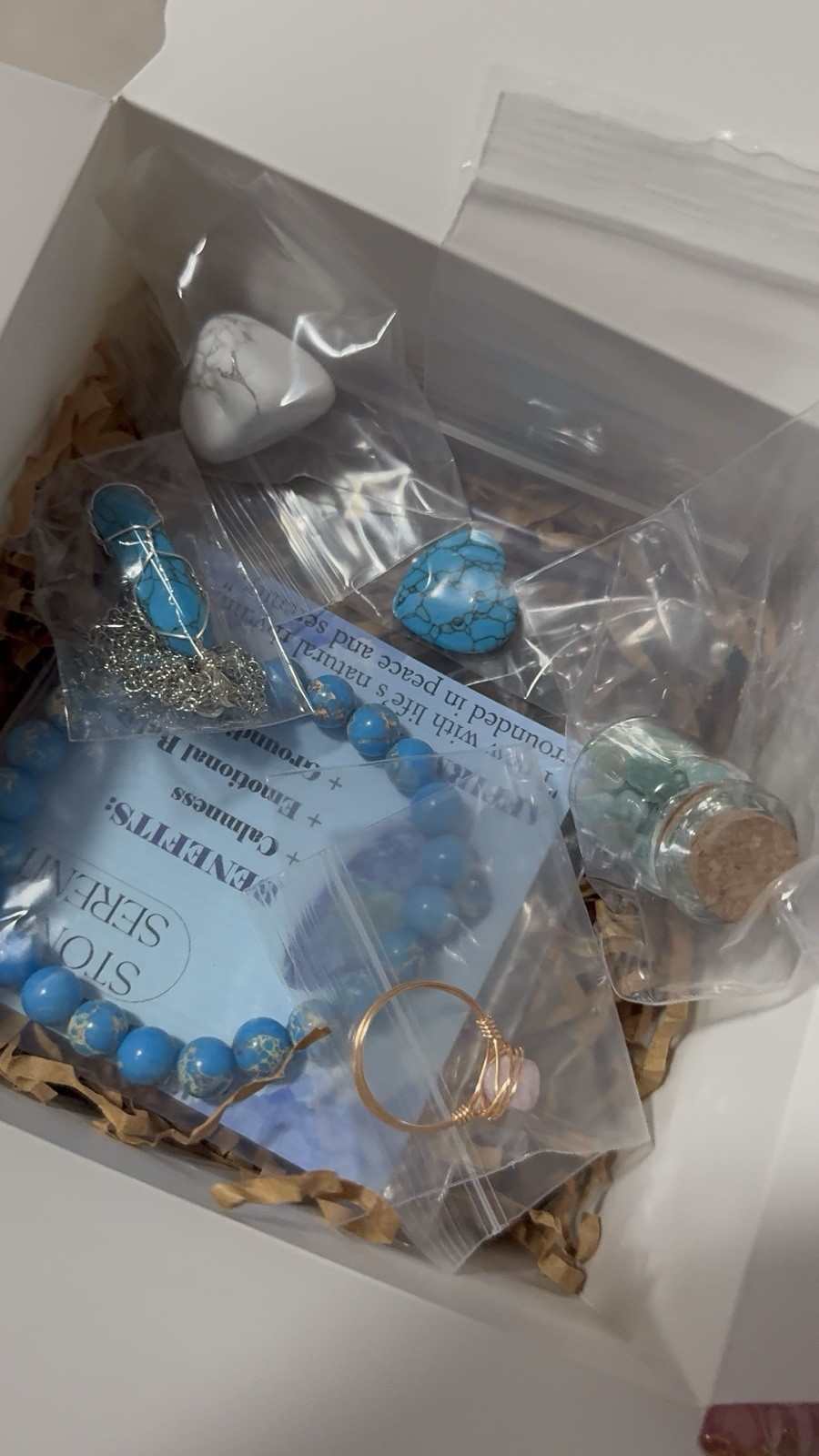 Turquoise Crystal Gift Box