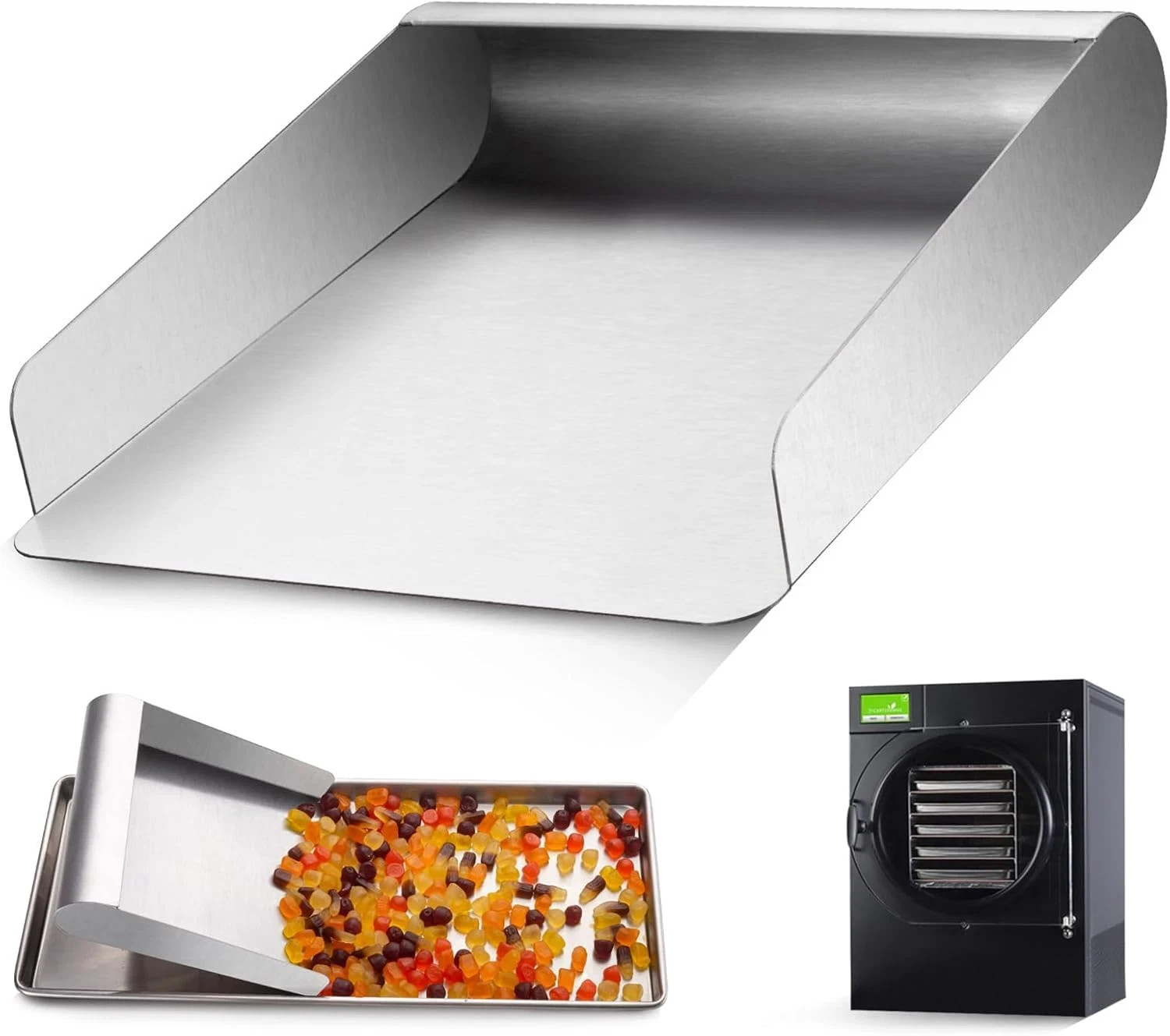 Metal Food Scoop for Harvest Right Freeze Dryer Medium and Small Trays, Perfect