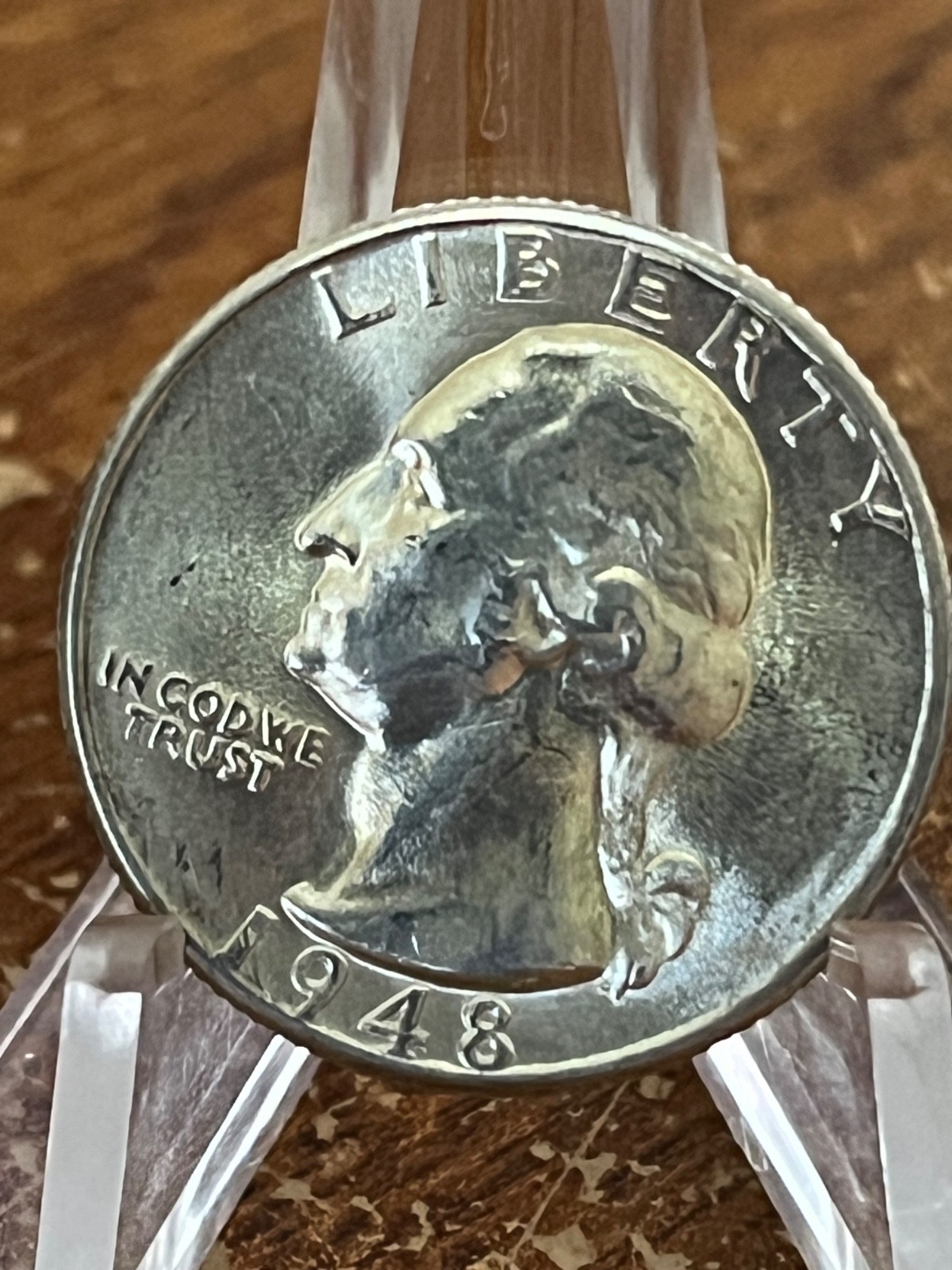 1948-D Washington Quarter ~ AU/ BU ~ 90% Silver