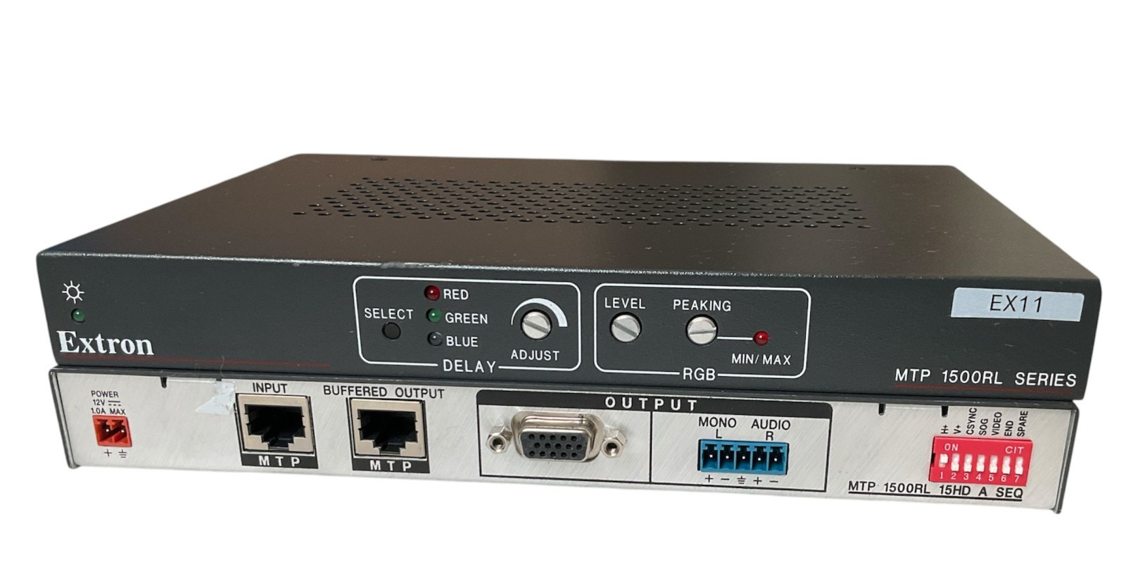 Extron MTP 1500RL 15HD A SEQ 60-959-02 Twisted Pair Receiver Audio&Video