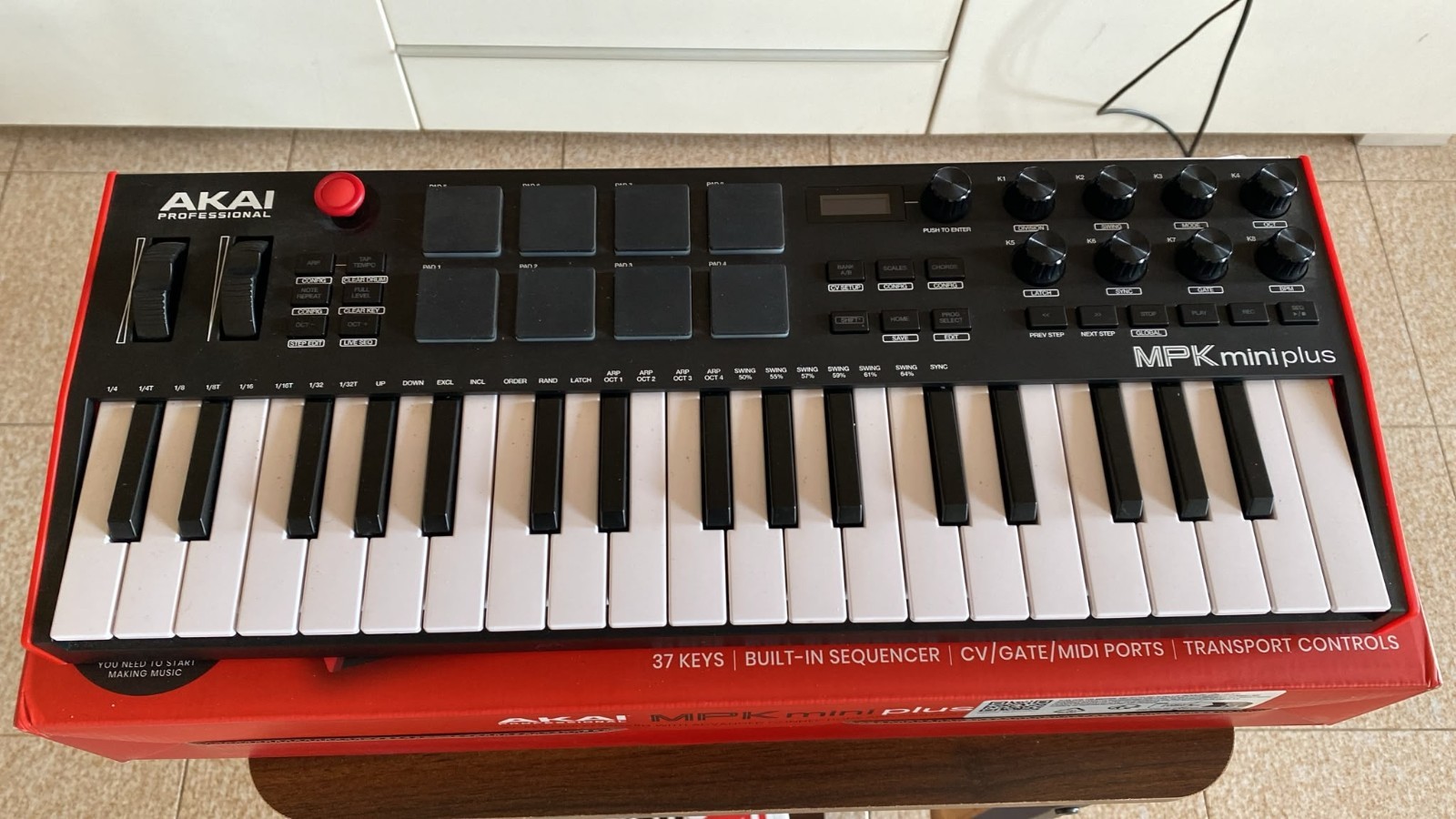AKAI Professional MPK Mini Plus - 37-Key USB MIDI Controller - Like New