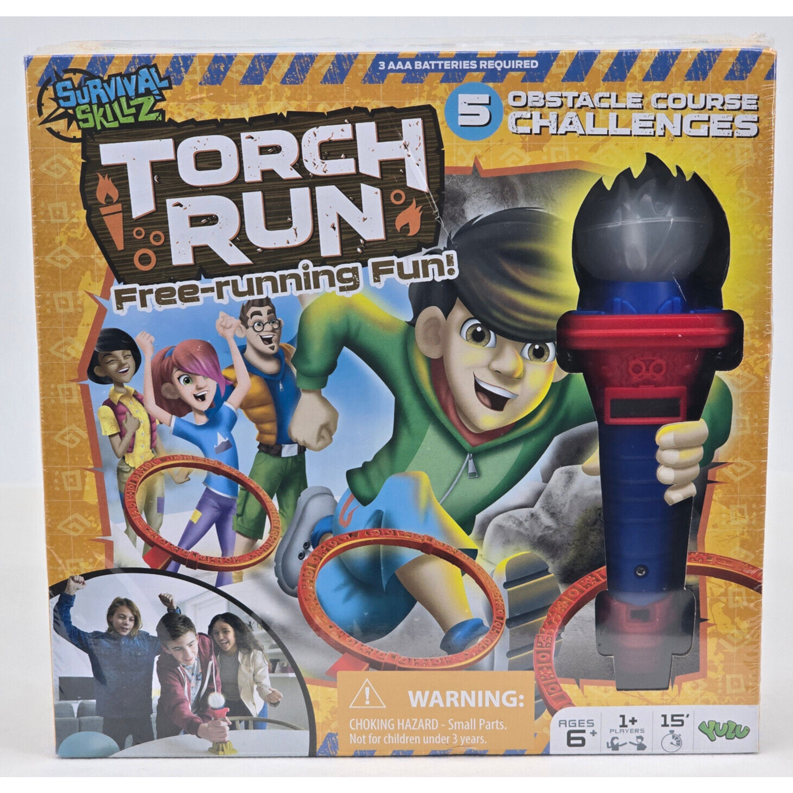 Torch Run Free-Running Fun Obstacle Course Game NIB