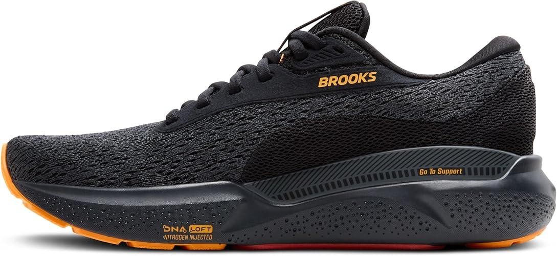 Brooks Men’s Adrenaline GTS 24 Supportive Running Black/Orange 1104371D066