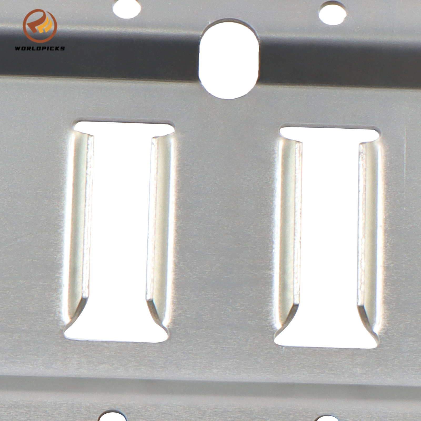 5' E Track Tie Down Rail 6 Pieces, Silver Galvanized, Universal Cargo Rail